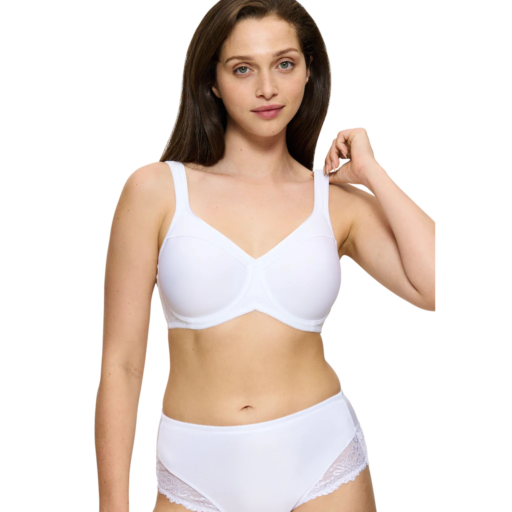 Triumph Minimizer-BH »Modern Soft+Cotton W01« verkleinert die Brust optisch um eine Cup-Größe ▷ für Zeitbegrenzte Promotion