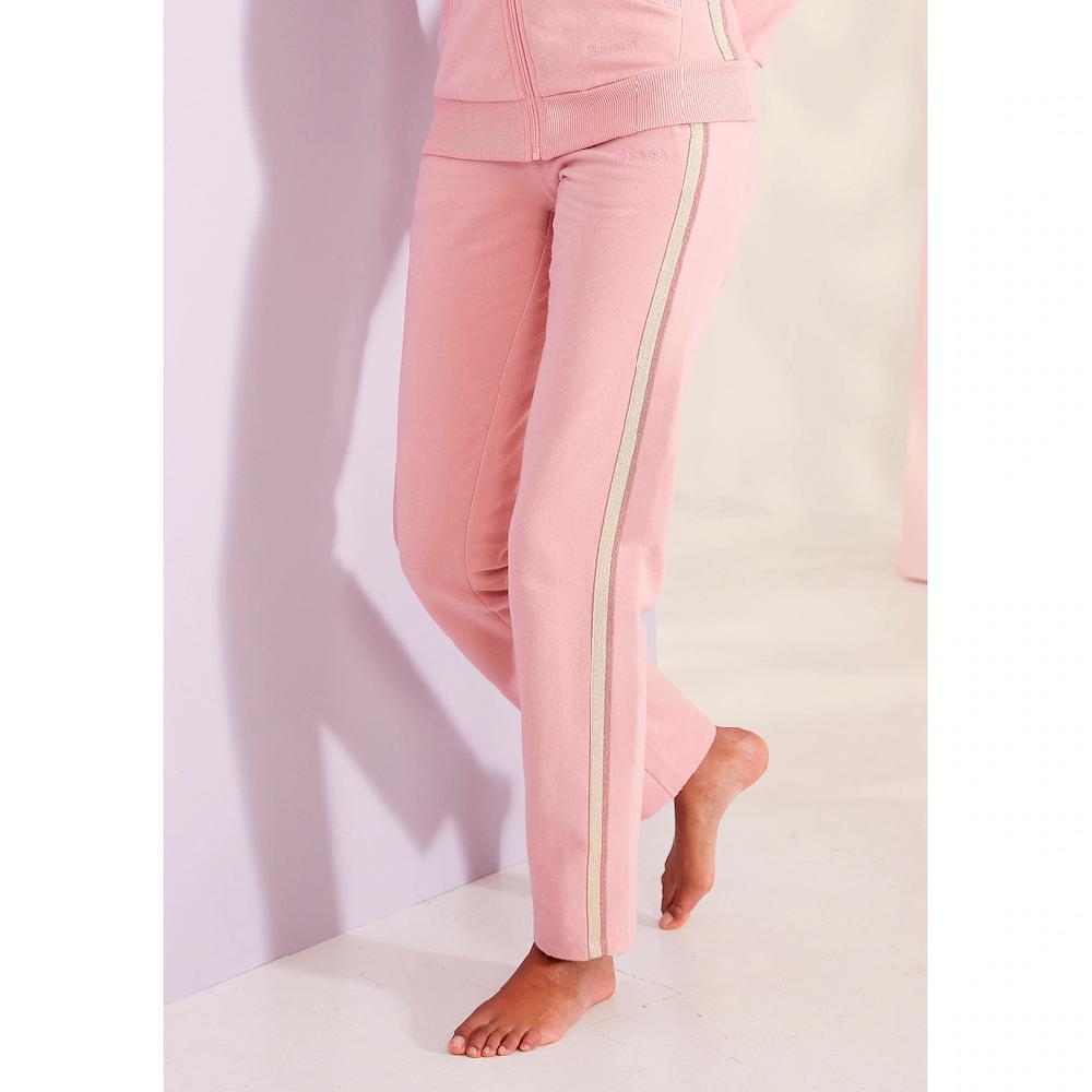 Bench. Loungewear Relaxhose mit Glitzer Seitenstreifen Loungeanzug Bis zu 50% Rabatt