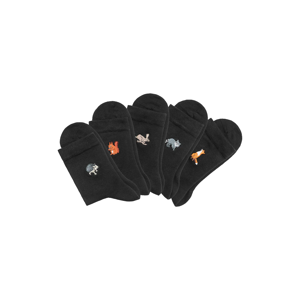 H.I.S Socken (Packung 5 Paar) mit hochwertiger Stickerei online bestellen Vierteljährliche Förderung