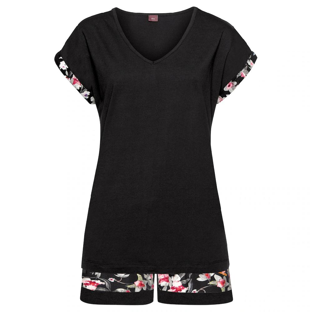 s.Oliver Shorty (2 tlg.) Shorty mit Blumenmuster bestellen Clearance-Verkauf