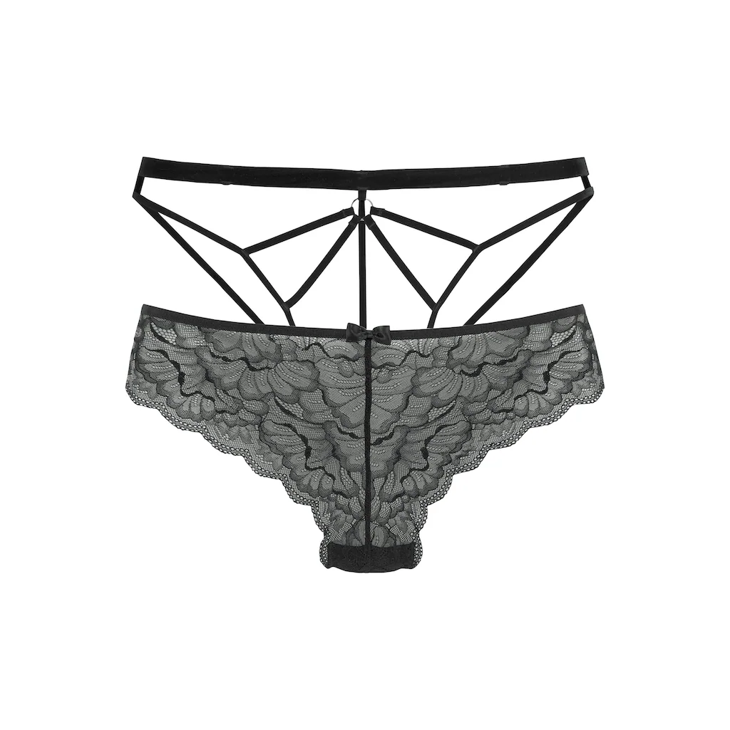 petite fleur gold Tanga-Ouvert (2 St.) Packung: Tanga aus Spitze und Ouvert aus Bändern online kaufen Speichern exportieren
