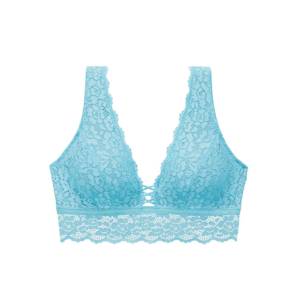 Vivance Bralette ohne Bügel rundherum aus floraler Spitze Dessous bestellen zollfrei