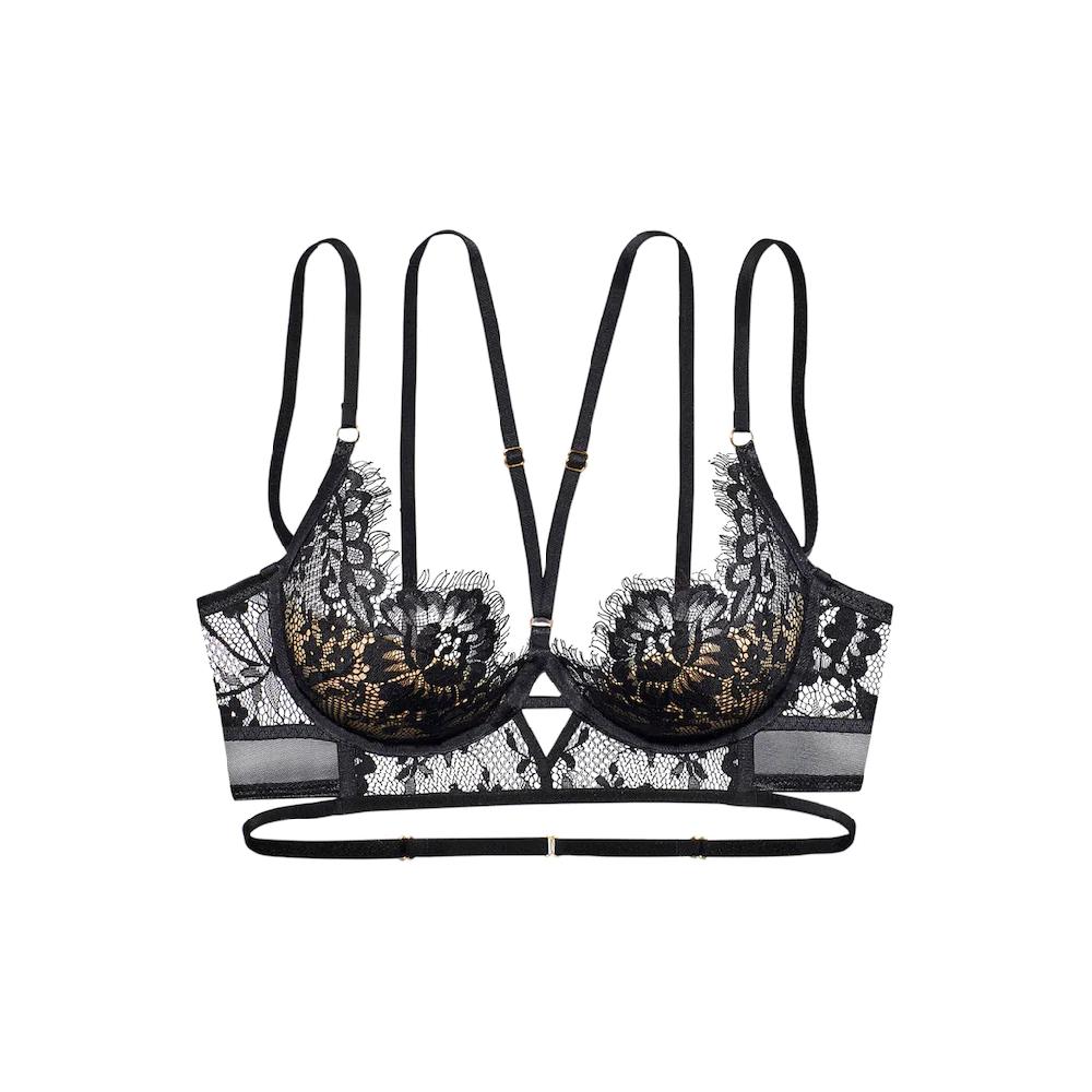 LASCANA Push-up-BH in aufregender Bänder-Optik sexy Dessous bestellen Schlussverkauf