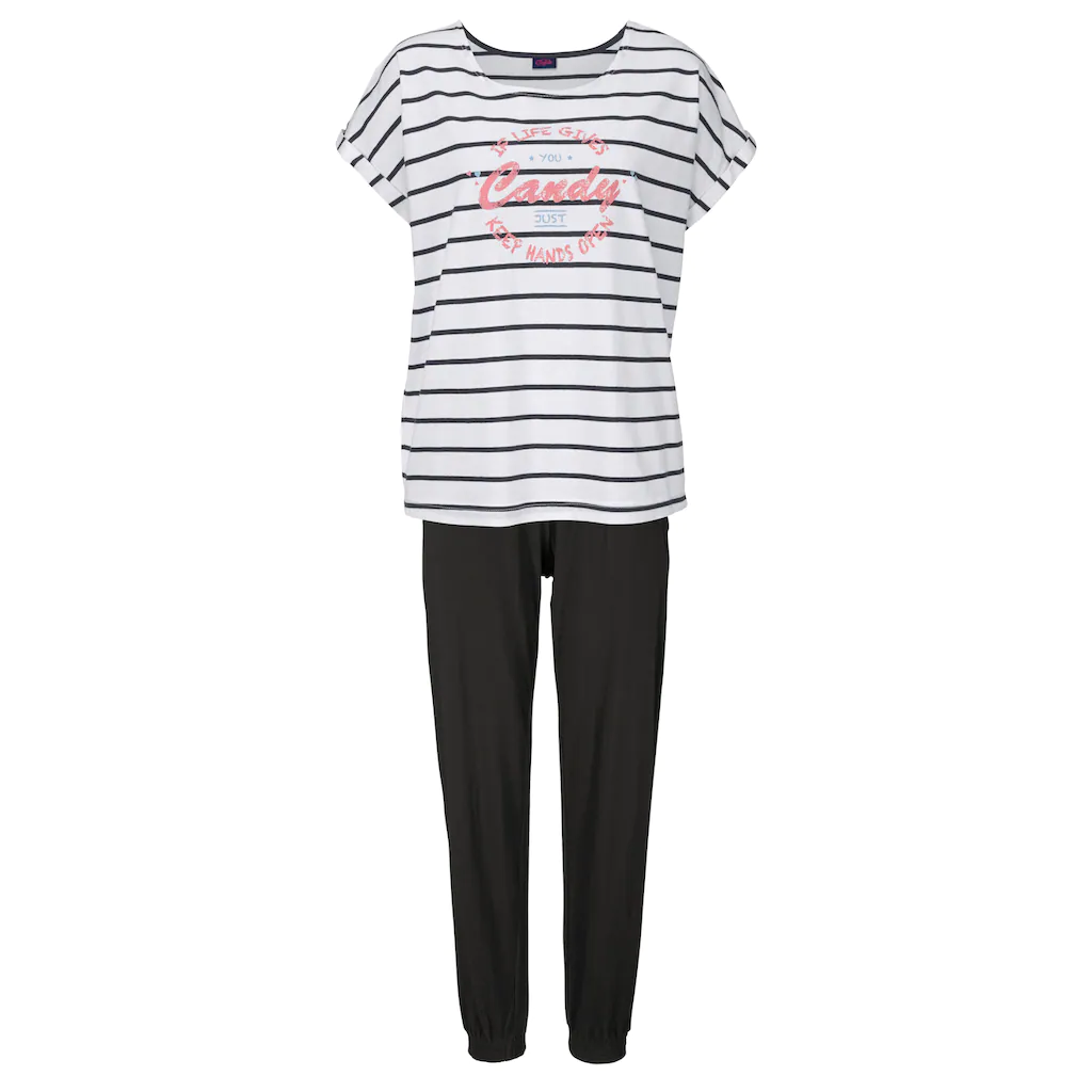 Buffalo Pyjama mit Rundhalsausschnitt online kaufen Sonderangebot