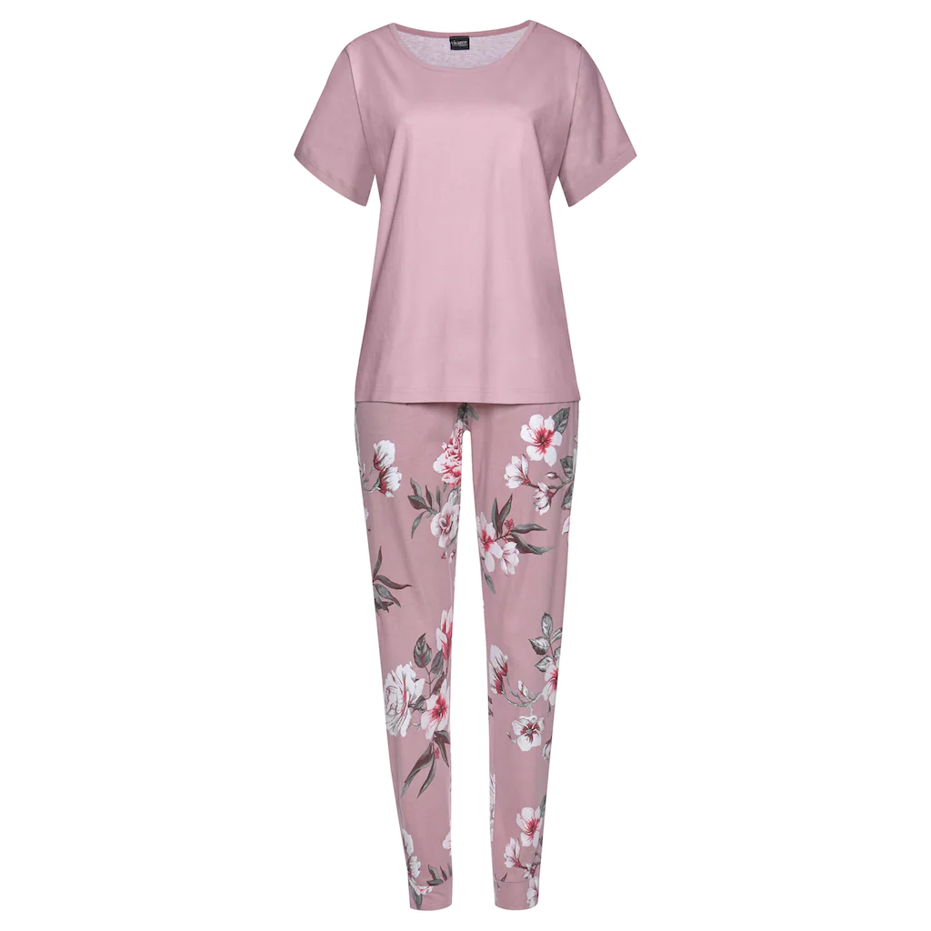 Vivance Dreams Pyjama (2 tlg.) mit Blumendruck ▷ für Günstig kaufen