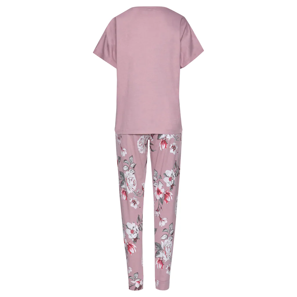 Vivance Dreams Pyjama (2 tlg.) mit Blumendruck ▷ für Günstig kaufen