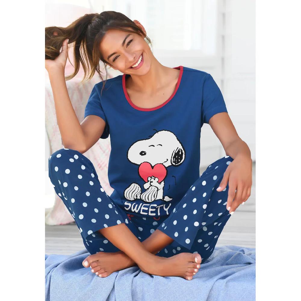 Peanuts Pyjama mit Punkten online kaufen Saisonschlussverkauf