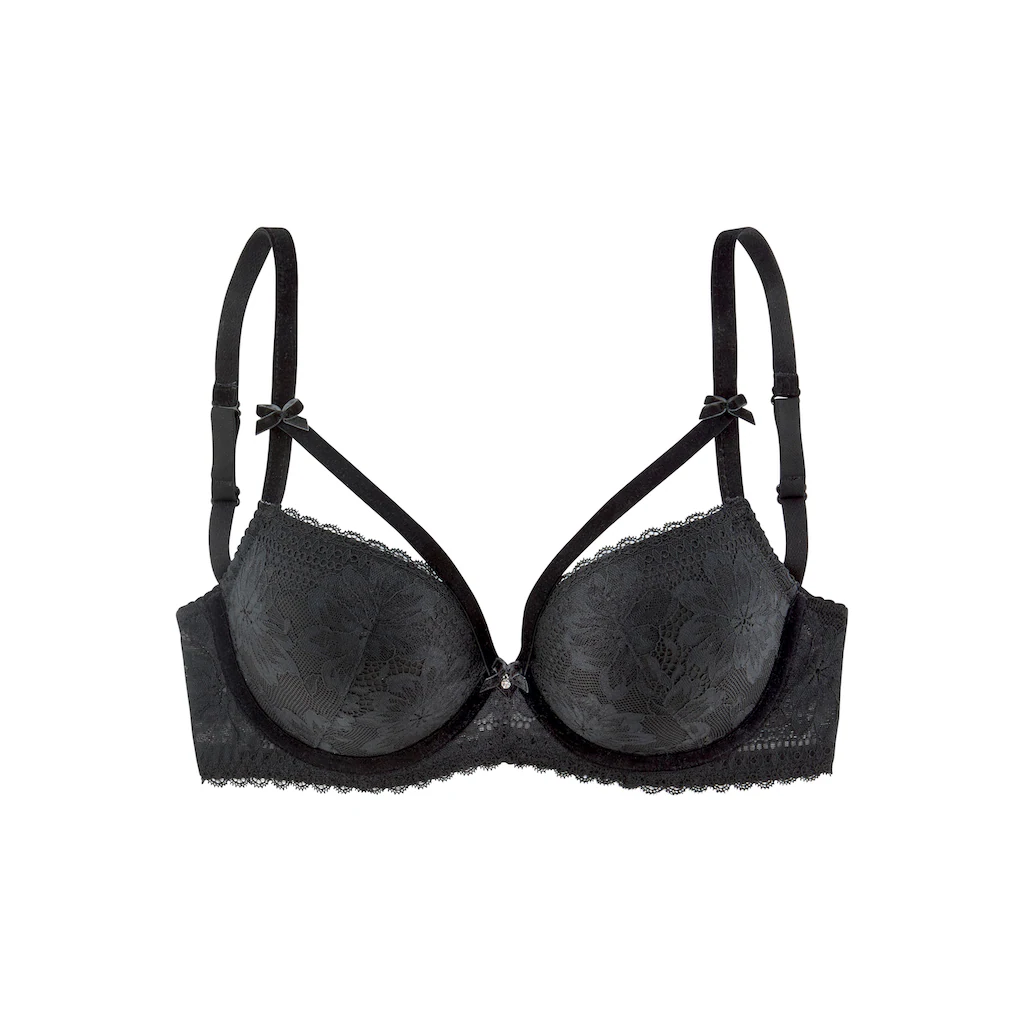 petite fleur gold Schalen-BH »Seduction« mit sexy Bänder-Optik sexy Dessous bestellen Zeitlich begrenztes Angebot