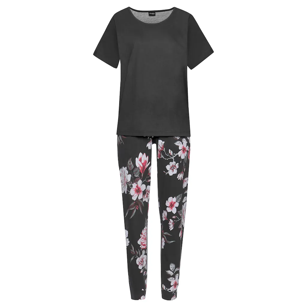 Vivance Dreams Pyjama (2 tlg.) mit Blumendruck ▷ für Saisonale Angebote