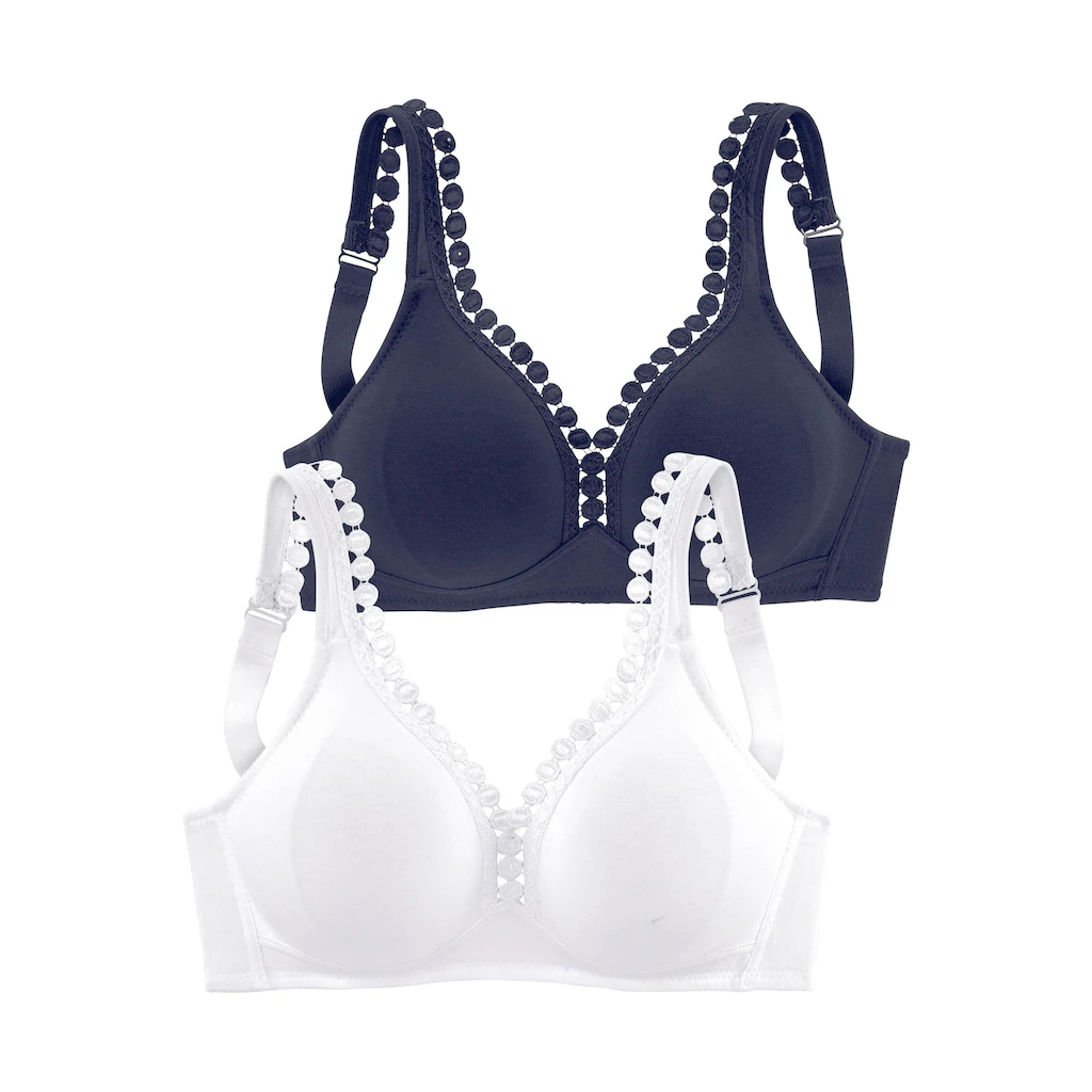 petite fleur Soft-BH ohne Bügel mit dekorativer Zierkante online bestellen Riesige Ersparnisse