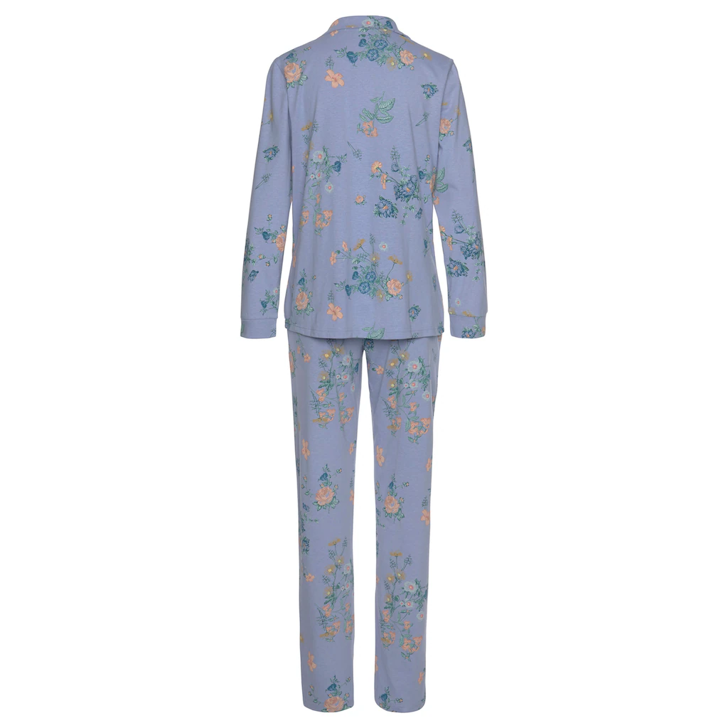 Vivance Dreams Pyjama (2 tlg.) mit Blumen Print online kaufen Kostenlose Rückgabe