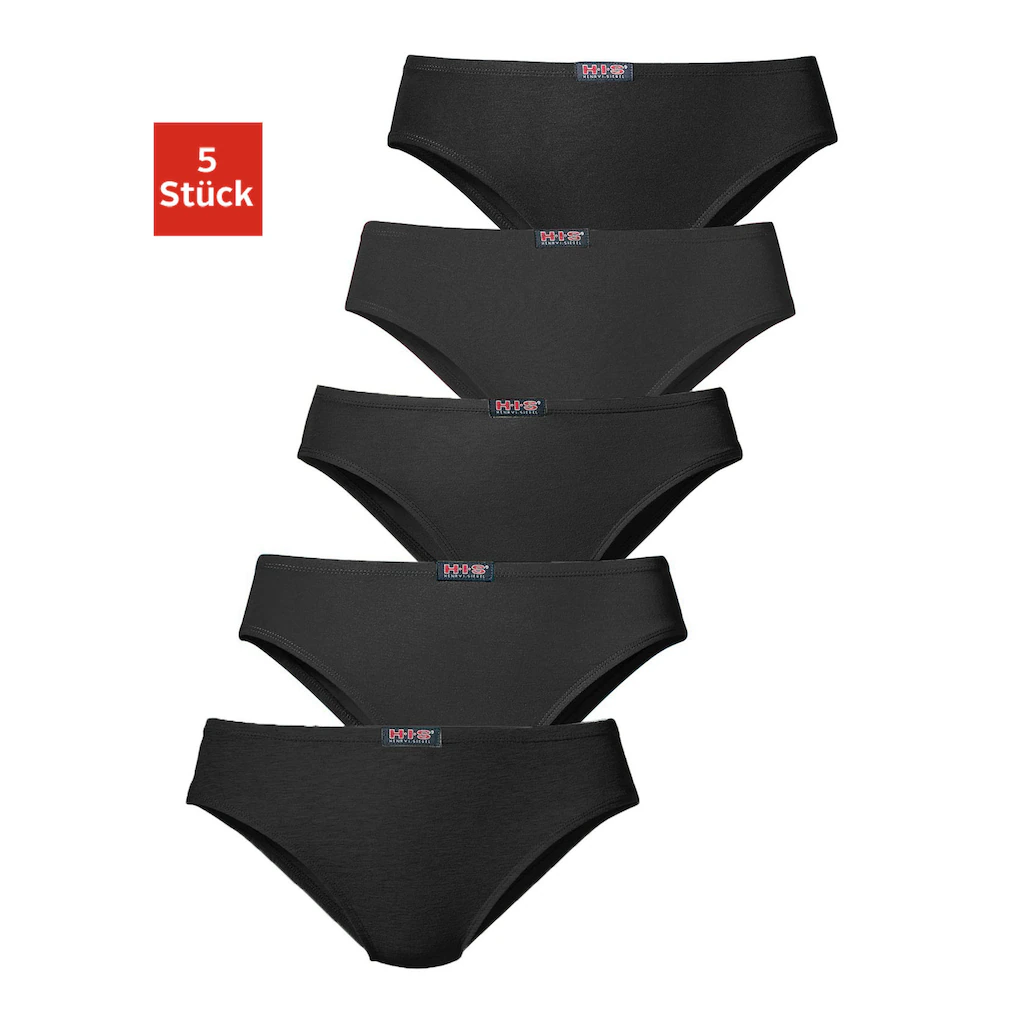 H.I.S Slip (5er-Pack) aus elastischer Baumwoll-Qualität ▷ für 50% Rabatt mit kostenlosem Versand