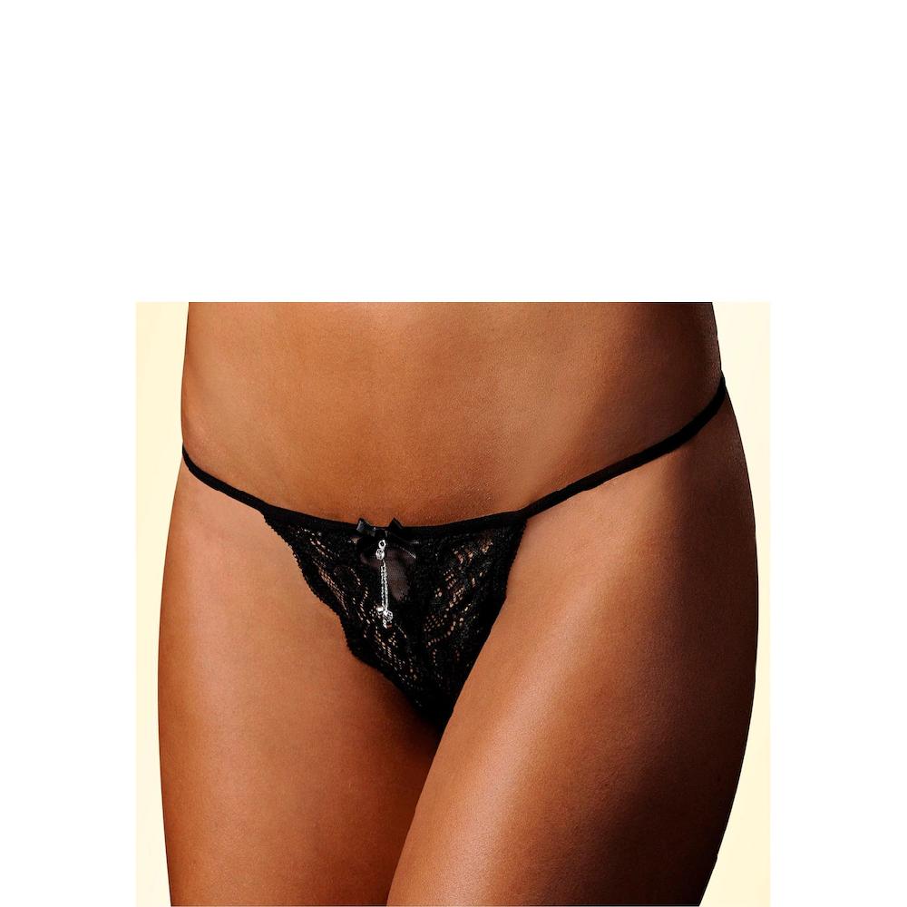 Petite fleur gold String mit filigranen Bändchen online kaufen Auslauf