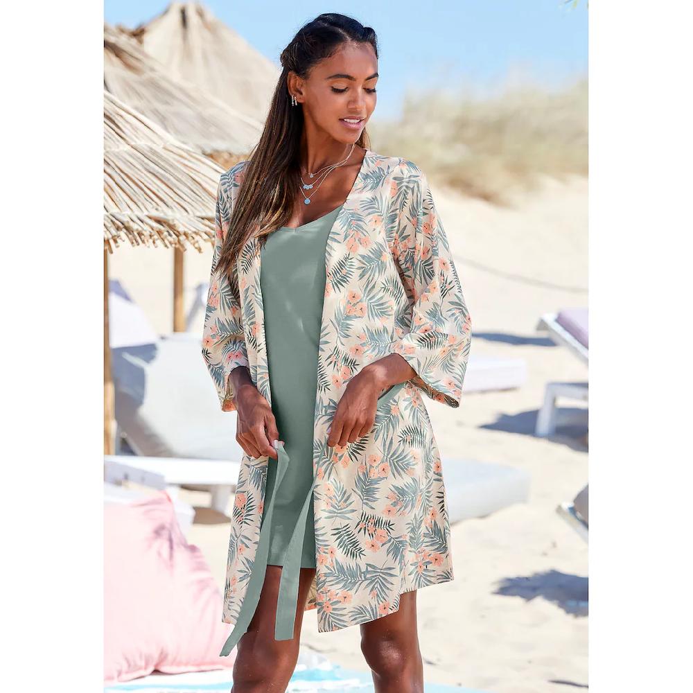 LASCANA Kimono in uni und Allover-Druck bestellen Günstiger Verkauf