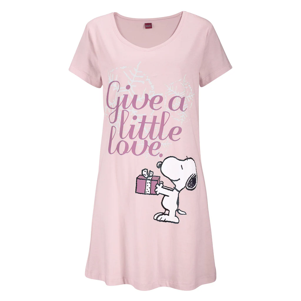 Peanuts Sleepshirt mit Snoopy-Print in Minilänge kaufen Preisnachlass