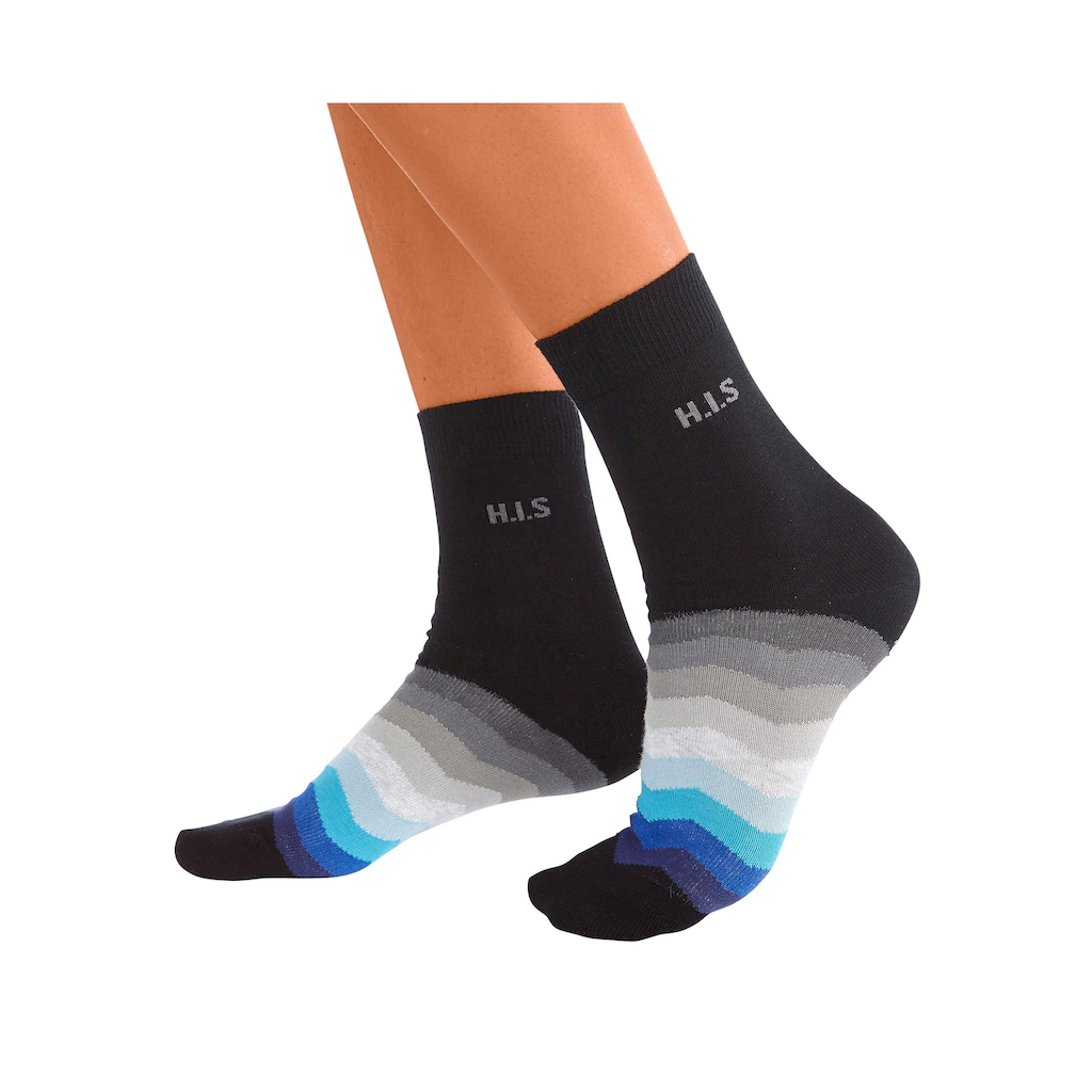 H.I.S Basicsocken (7 Paar) mit dezentem Logo online kaufen Cyber Monday
