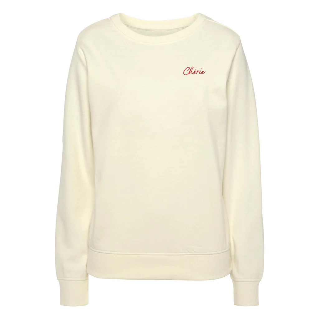 Vivance Sweatshirt (1 tlg.) Sweatshirt mit Frontprint Loungeanzug Valentinstagsangebot