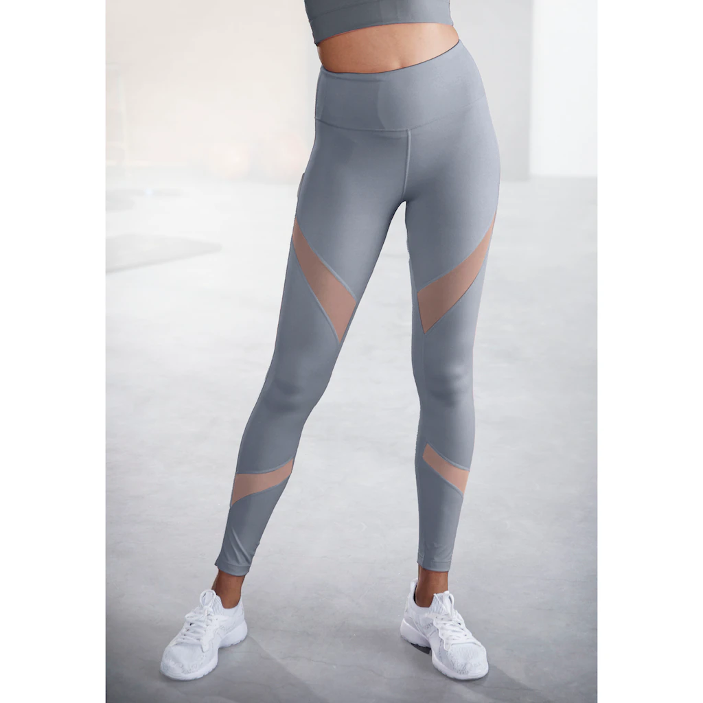 LASCANA ACTIVE Funktionsleggings mit kleiner Raffung Loungewear Lagerräumung