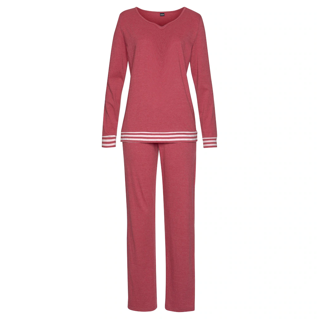Arizona Pyjama mit Rundhalssauschnitt online kaufen Super Sparpreis