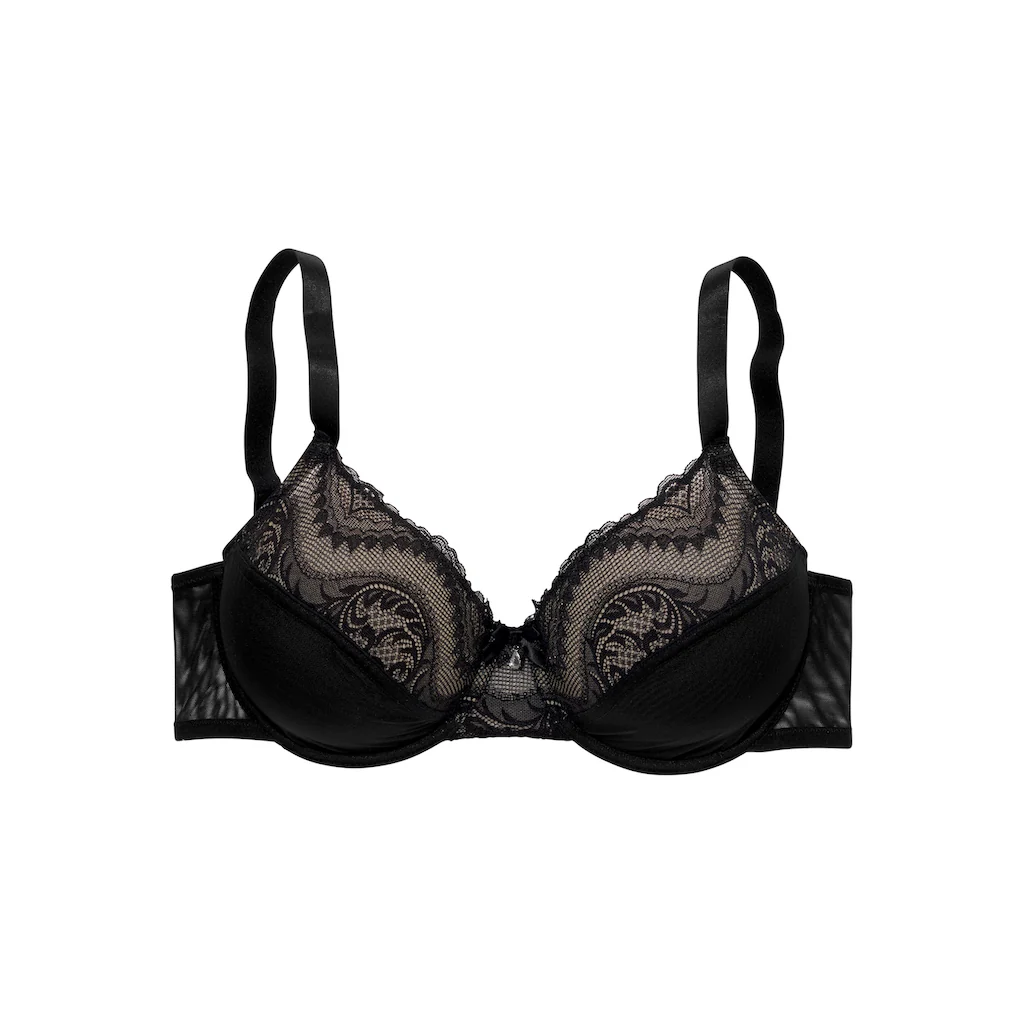 petite fleur gold Bügel-BH mit Obercup aus floraler Spitze sexy Dessous online bestellen Bis zu 65% Rabatt