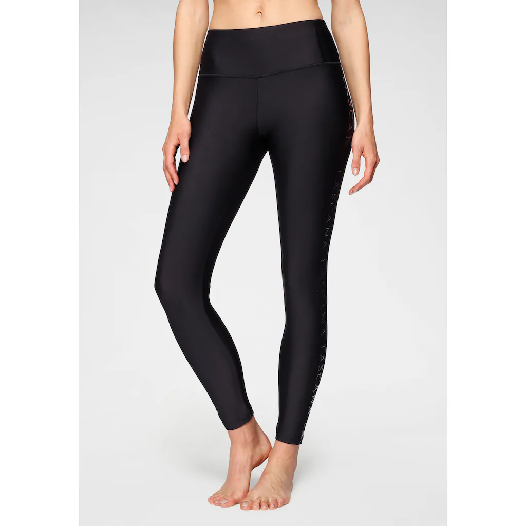 LASCANA ACTIVE Leggings mit glänzendem Logoschriftzug Vierteljährliche Förderung