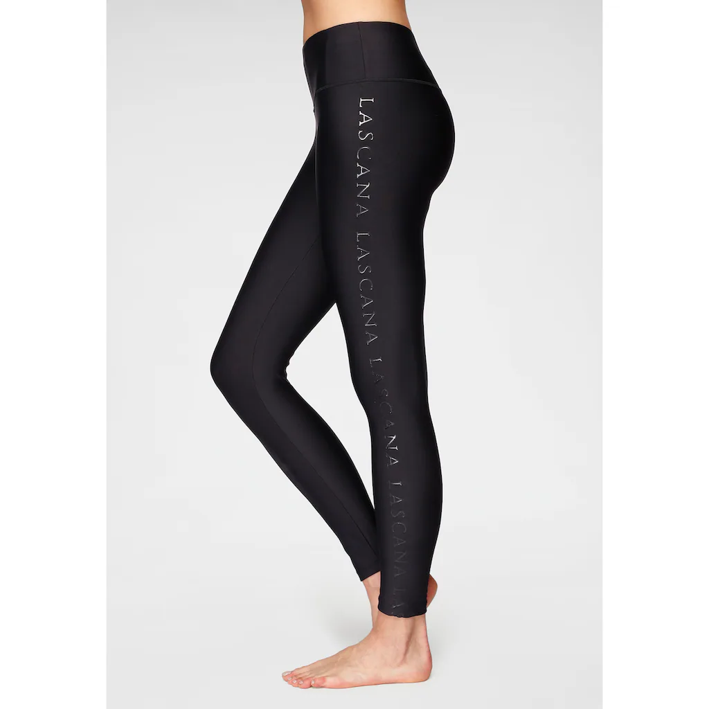 LASCANA ACTIVE Leggings mit glänzendem Logoschriftzug Vierteljährliche Förderung